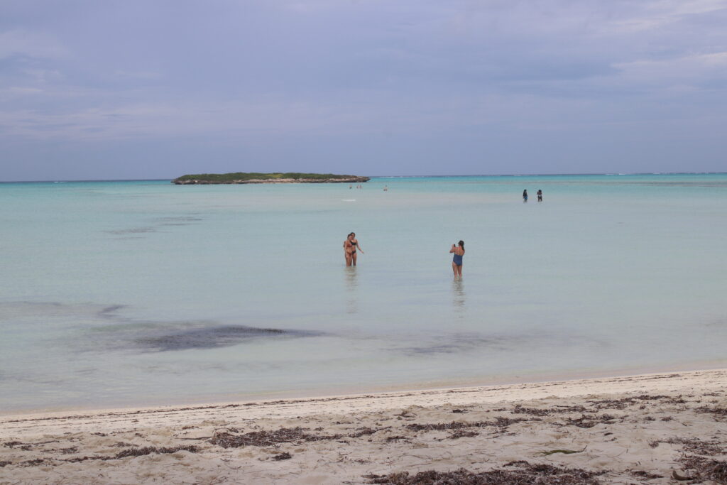 Turks and Caicos travel blog  travel blog for empty nesters travel blog for adventurous families oh the adventures we go ocean club east Cabana Bar Opus The Landing restaurant Turks IGA for groceries on Turks Jack's Fountain Magnolia Bugaboo's views of blue water Turks and Caicos sunset over Grace Bay beach Pelican Bay Talbot's adventures snorkeling reef fish Fort George Cay lemon shark Pine Cay Half Moon Bay cast away iguana island Turks Head beer Somewhere Cafe coral gardens on grace bay Baci sit on the outside deck ferry to north and middle caicos TCI Ferry Mudjin Harbor dragon cay mudjin bar and grill crossing place trail Bambarra beach Providenciales Kalooki Mangroves Big Blue Collective kayak turtles Skull Rock Bella Luna pizza Chalk sound Las Brisas Sapodilla Bay Grace Bay Adventures Turtle Cove La Famille Long Bay kite surfing surf surfers happy hour sunset caicos cafe bike ride to long bay travel inspiration Lemon2go Turkberry Da Conch Shack