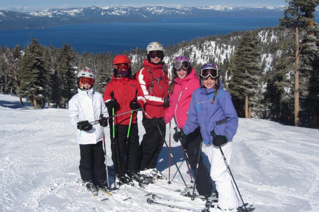 Heavenly ski resort south lake tahoe vail resorts california lodge tamarack lodge ski lift hike run views drive around lake tahoe travel blog for empty nesters  travel blog for adventurous families beacon pub nevada snow making picnic