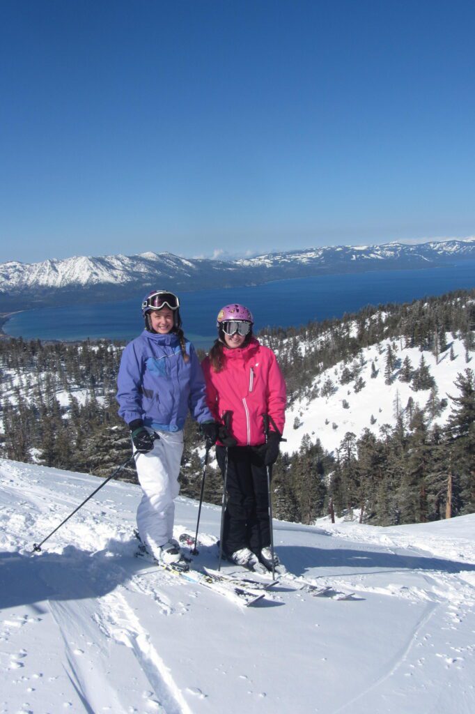 Heavenly ski resort south lake tahoe vail resorts california lodge tamarack lodge ski lift hike run views drive around lake tahoe travel blog for empty nesters  travel blog for adventurous families beacon pub nevada snow making picnic