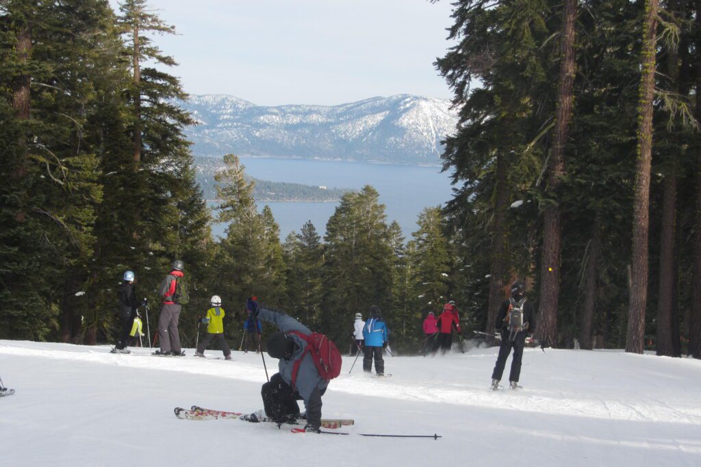 Heavenly ski resort south lake tahoe vail resorts california lodge tamarack lodge ski lift hike run views drive around lake tahoe travel blog for empty nesters  travel blog for adventurous families beacon pub nevada snow making picnic northstar resort