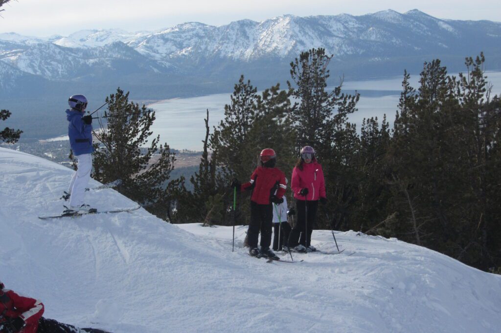 Heavenly ski resort south lake tahoe vail resorts california lodge tamarack lodge ski lift hike run views drive around lake tahoe travel blog for empty nesters  travel blog for adventurous families beacon pub nevada snow making picnic