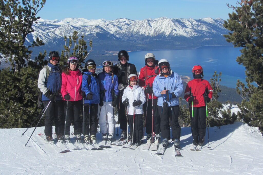 Heavenly ski resort south lake tahoe vail resorts california lodge tamarack lodge ski lift hike run views drive around lake tahoe travel blog for empty nesters  travel blog for adventurous families beacon pub nevada snow making picnic