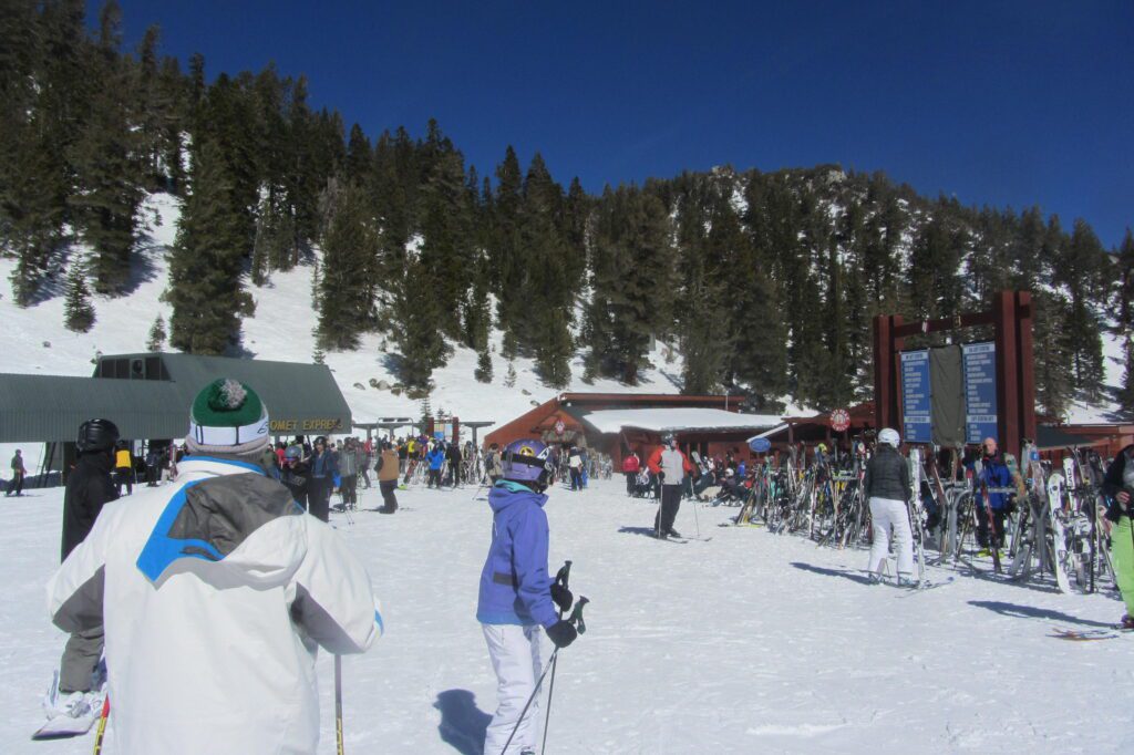 Heavenly ski resort south lake tahoe vail resorts california lodge tamarack lodge ski lift hike run views drive around lake tahoe travel blog for empty nesters  travel blog for adventurous families beacon pub nevada snow making picnic