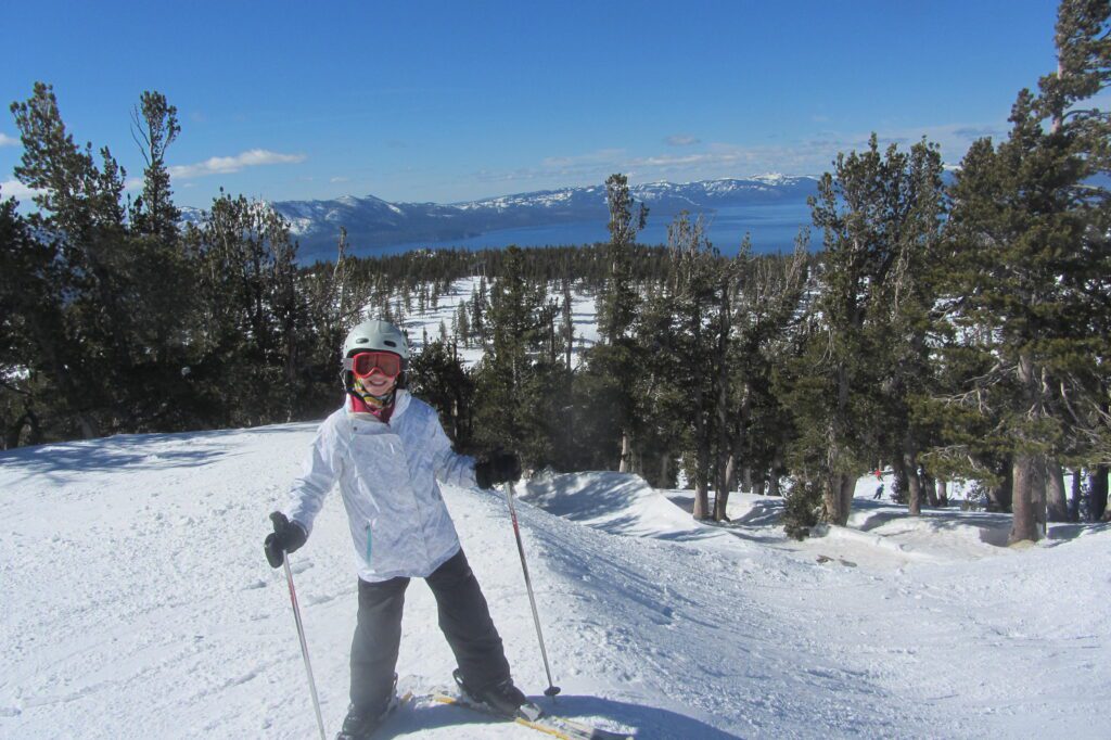 Heavenly ski resort south lake tahoe vail resorts california lodge tamarack lodge ski lift hike run views drive around lake tahoe travel blog for empty nesters  travel blog for adventurous families beacon pub nevada snow making picnic